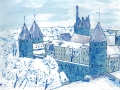 Winter(old town of Tallinn, Estonia)